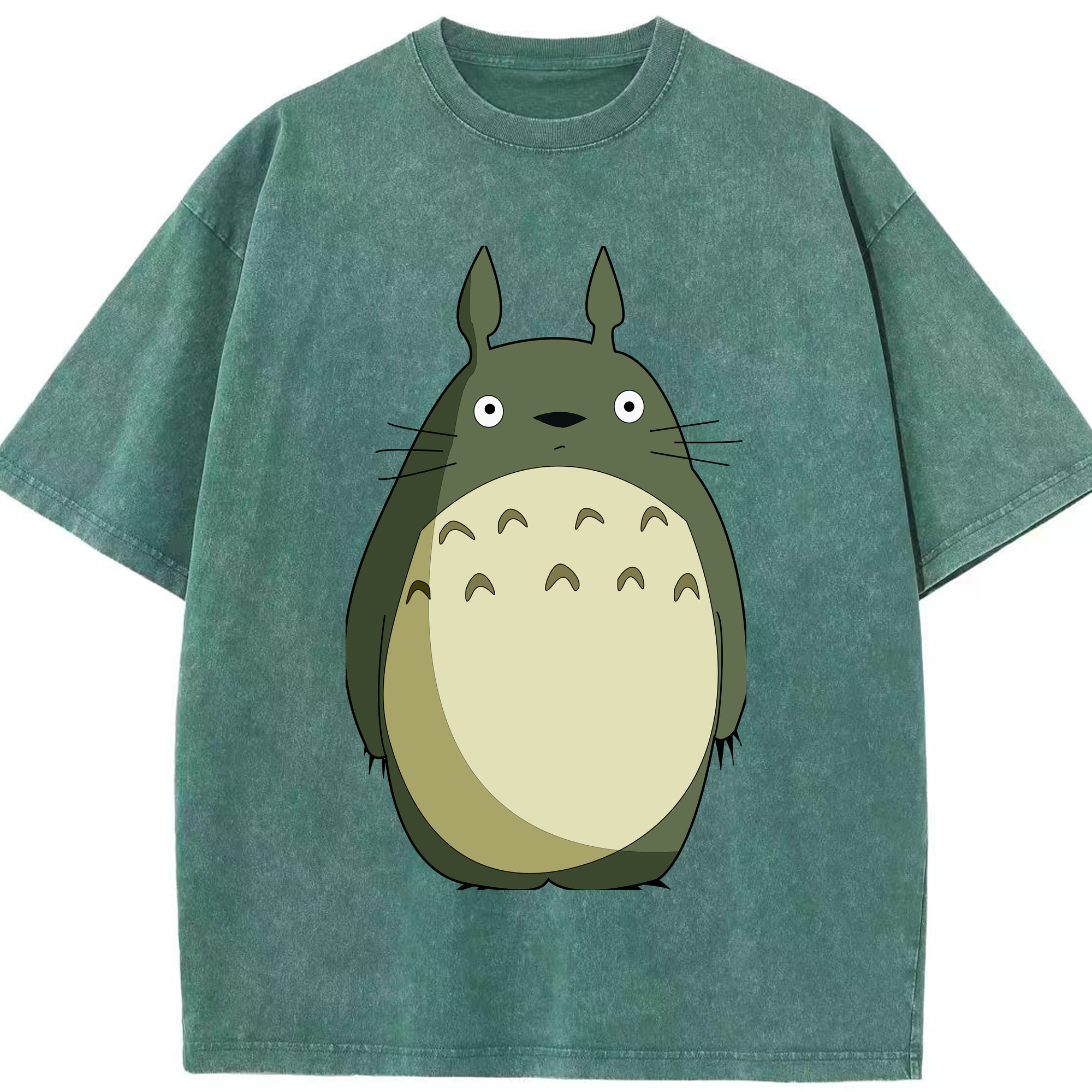 （画像用） となりのトトロ 草壁メイ 草壁サツキ My Neighbor Totoro Satsuki Kusakabe Mei Kusakabe 綿100% ヴィンテージ風 半袖Tシャツ（フロントプリント）